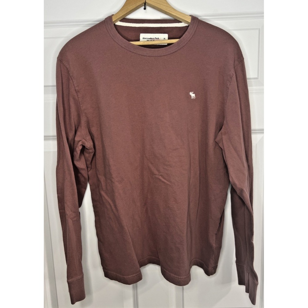 Abercrombie & Fitch Soft‎ A&F Tee XL Men's Long Sleeve Thermal Shirt Streetwear